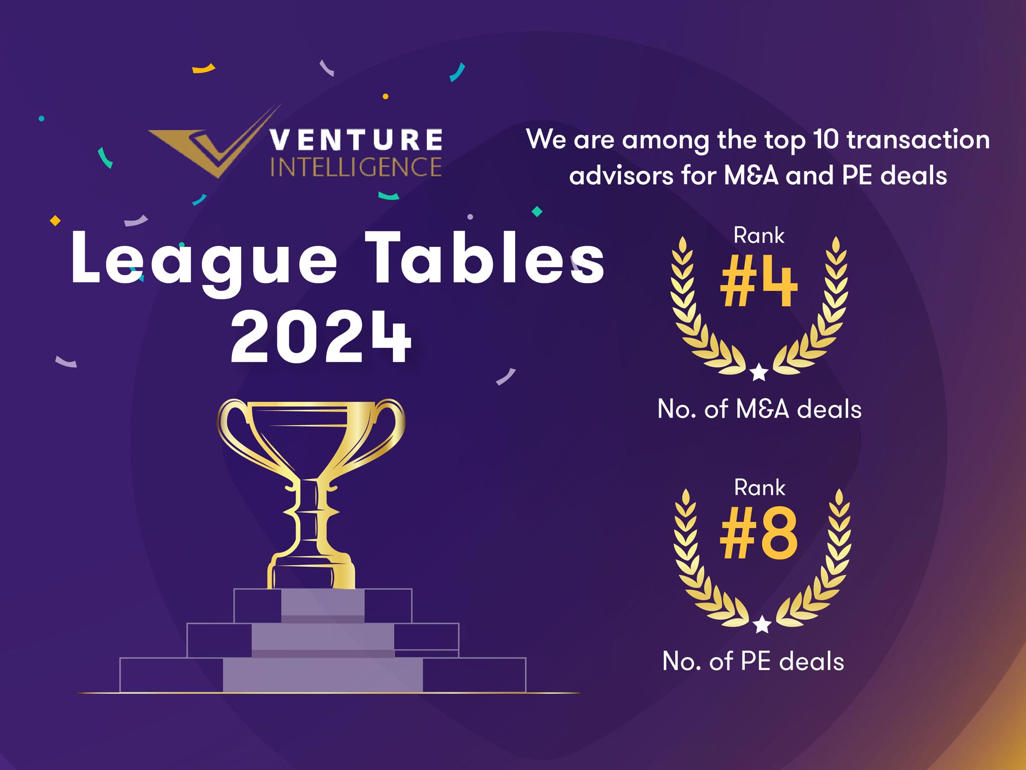 Venture Intelligence League Tables 2024